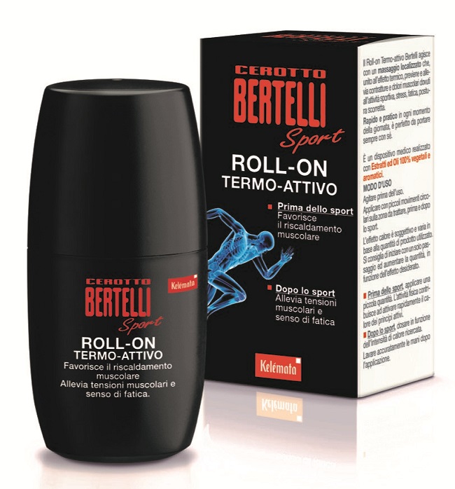 BERTELLI CEROTTO SPORT ROLL-ON TERMO-ATTIVO 50 ML - Farmacia Murachelli Di Putelli dr. Giovanni