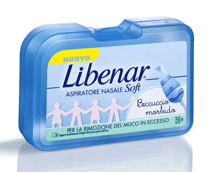 ASPIRATORE NASALE SOFT LIBENAR + 5 FILTRI CON BECCUCCIO ULTRA FLESSIBILE - Farmacia Murachelli Di Putelli dr. Giovanni
