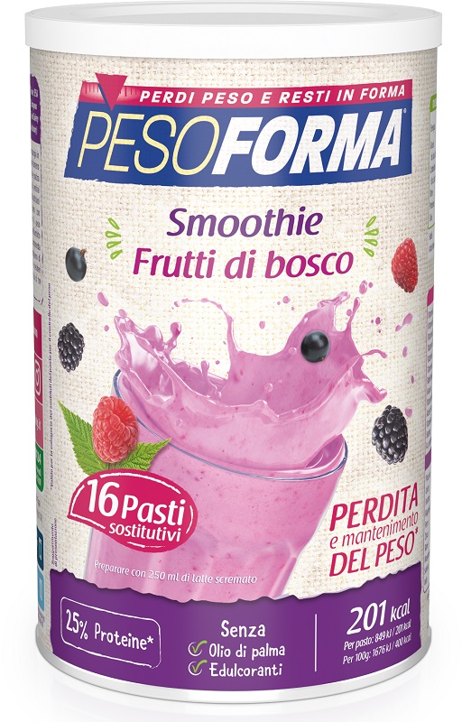 PESOFORMA SMOOTHIE FRUTTI BOSCO 436 G - Farmacia Murachelli Di Putelli dr. Giovanni