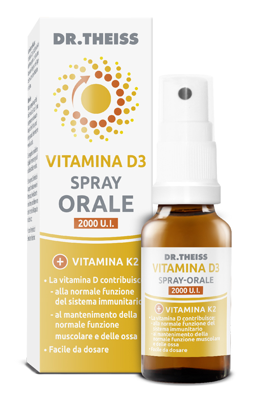 THEISS VITAMINA D3 SPRAY ORALE 20 ML - Farmacia Murachelli Di Putelli dr. Giovanni