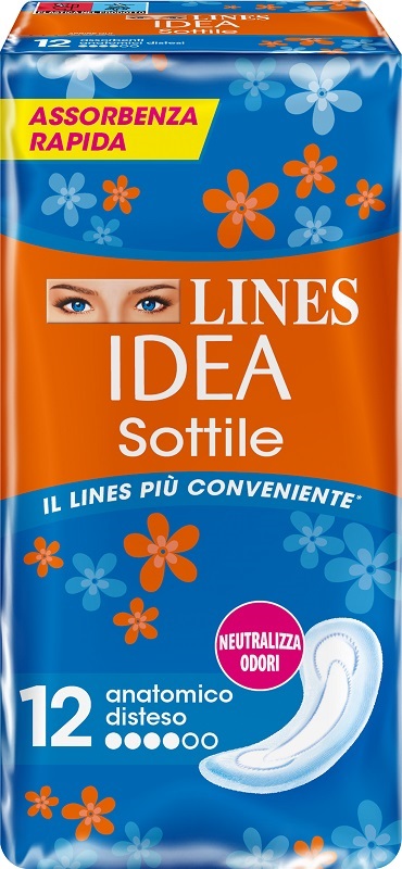 LINES IDEA SOTTILI ANATOMICI 12 PEZZI - Farmacia Murachelli Di Putelli dr. Giovanni