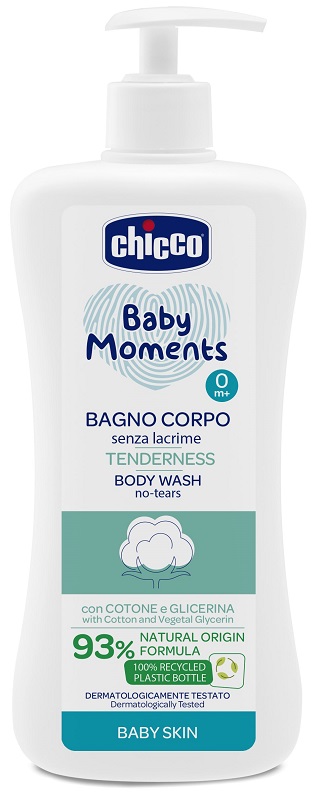 CHICCO BABY MOMENTS BAGNO TENEREZZA 500 ML - Farmacia Murachelli Di Putelli dr. Giovanni