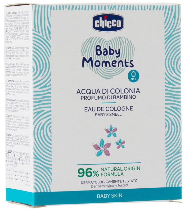 CHICCO BABY MOMENTS ACQUA DI COLONIA PROFUMO DI BAMBINO 100 ML - Farmacia Murachelli Di Putelli dr. Giovanni