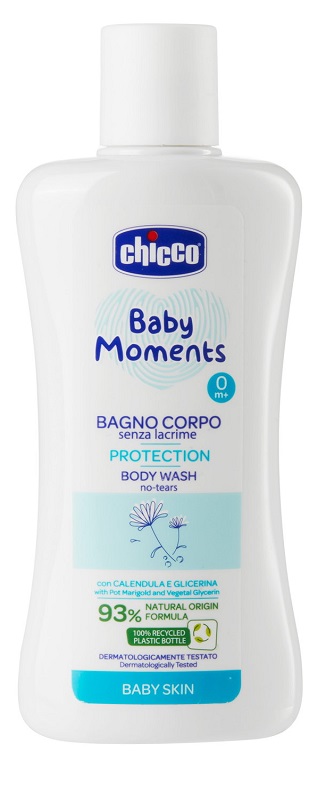 CHICCO BABY MOMENTS BAGNO CORPO SENZA LACRIME PROTECTION 200 ML - Farmacia Murachelli Di Putelli dr. Giovanni
