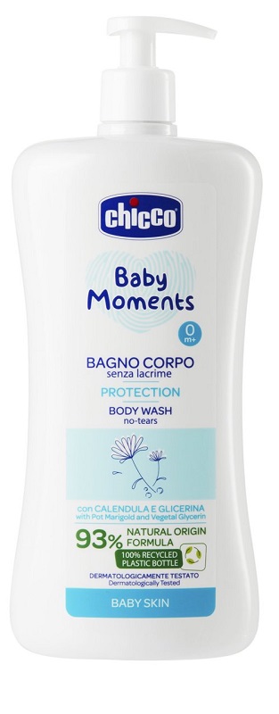 CHICCO BABY MOMENTS BAGNO CORPO SENZA LACRIME PROTECTION 750 ML - Farmacia Murachelli Di Putelli dr. Giovanni