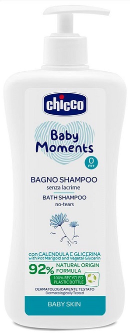 CHICCO BABY MOMENTS BAGNO SHAMPOO DELICATE 500 ML - Farmacia Murachelli Di Putelli dr. Giovanni