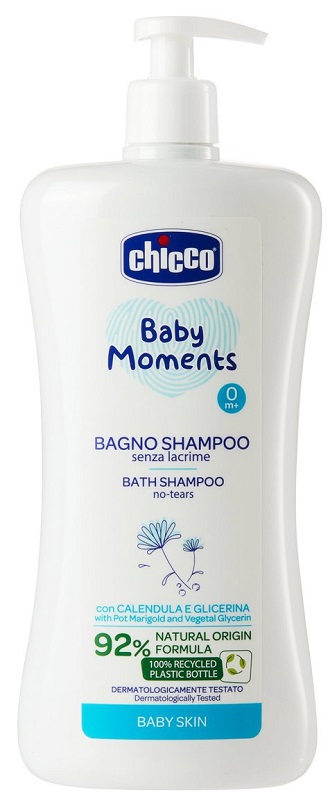 CHICCO BABY MOMENTS BAGNO SHAMPOO DELICATE 750 ML - Farmacia Murachelli Di Putelli dr. Giovanni