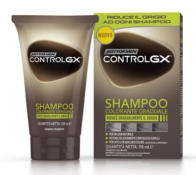 JUST FOR MEN CONTROL GX SHAMPOO COLORANTE GRADUALE 150 ML - Farmacia Murachelli Di Putelli dr. Giovanni
