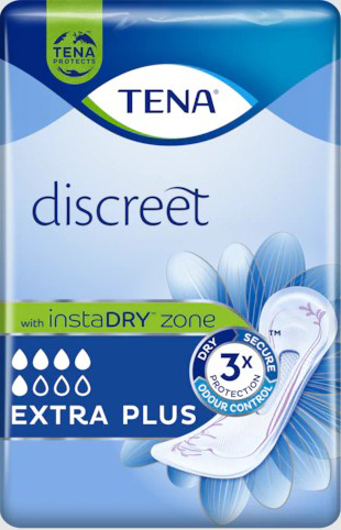 ASSORBENTE INCONTINENZA LEGGERA TENA DISCREET EXTRA PLUS 16 PEZZI - Farmacia Murachelli Di Putelli dr. Giovanni
