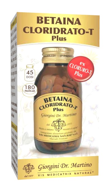 BETAINA CLORIDRATO-T PLUS 180 PASTIGLIE - Farmacia Murachelli Di Putelli dr. Giovanni