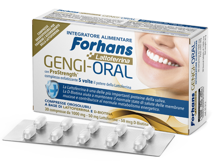 FORHANS LATTOFERRINA GENGI ORAL 30 COMPRESSE - Farmacia Murachelli Di Putelli dr. Giovanni