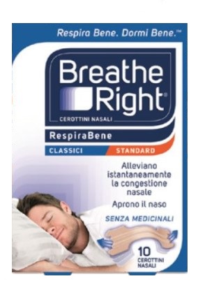 CEROTTI NASALI BREATHE RIGHT CLASSICI 10 PEZZI - Farmacia Murachelli Di Putelli dr. Giovanni