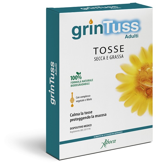 GRINTUSS ADULTI SCIROPPO 12 FLACONCINI MONODOSE - Farmacia Murachelli Di Putelli dr. Giovanni