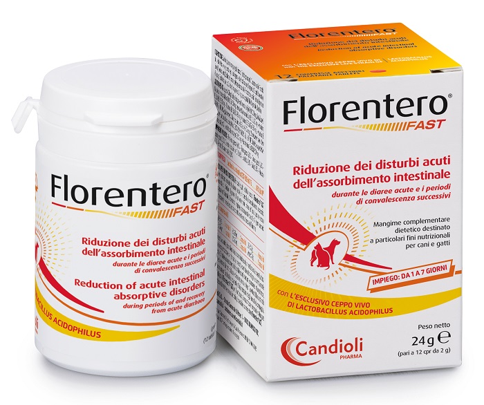 FLORENTERO FAST BARATTOLO DA 12 COMPRESSE APPETIBILI DA 2 G - Farmacia Murachelli Di Putelli dr. Giovanni