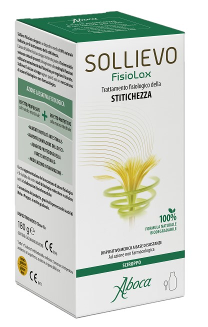 SOLLIEVO FISIOLAX SCIROPPO 180 G - Farmacia Murachelli Di Putelli dr. Giovanni