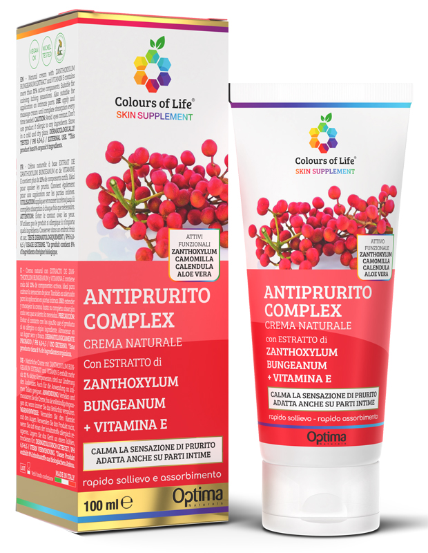 COLOURS OF LIFE SKIN SUPPLEMENTE ANTIPRURITO COMPLEX CREMA 100 ML - Farmacia Murachelli Di Putelli dr. Giovanni