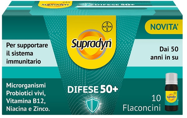 SUPRADYN DIFESE 50+ 10 FLACONCINI 10 ML - Farmacia Murachelli Di Putelli dr. Giovanni