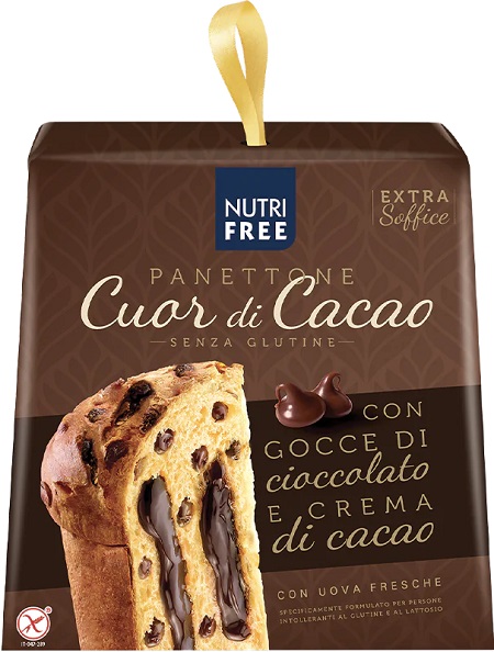 NUTRIFREE PANETTONE CUOR DI CACAO 680 G - Farmacia Murachelli Di Putelli dr. Giovanni