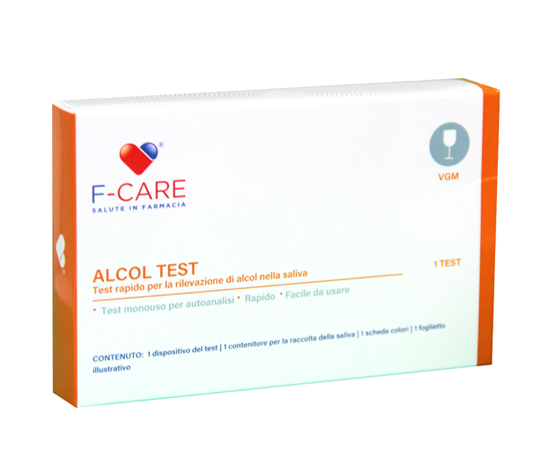 F CARE ALCOHOL TEST RAPIDO DIPSTICK - Farmacia Murachelli Di Putelli dr. Giovanni