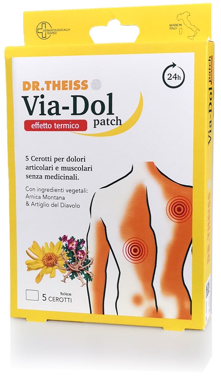 THEISS VIA-DOL PATCH EFFETTO TERMICO 5 PEZZI - Farmacia Murachelli Di Putelli dr. Giovanni