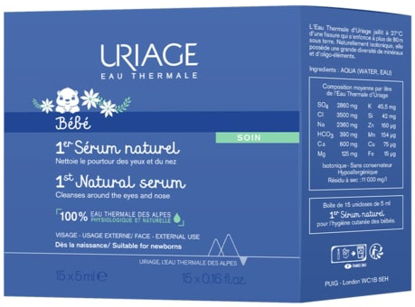 URIAGE BEBE SIERO FISIOLOGICO 15 FLACONCINI DA 5 ML - Farmacia Murachelli Di Putelli dr. Giovanni