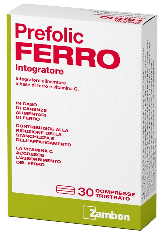 PREFOLIC FERRO 30 COMPRESSE - Farmacia Murachelli Di Putelli dr. Giovanni