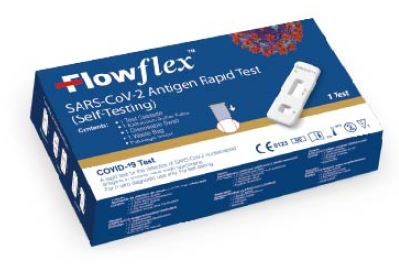 TEST ANTIGENICO RAPIDO COVID-19 FLOWFLEX AUTODIAGNOSTICO DETERMINAZIONE QUALITATIVA ANTIGENI SARS-COV-2 IN TAMPONI NASALI MEDIANTE IMMUNOCROMATOGRAFIA PROVETTA CON ALLUMINIO - Farmacia Murachelli Di Putelli dr. Giovanni