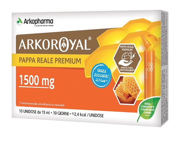 ARKOROYAL PAPPA REALE 1500MG SENZA ZUCCHERO 10 FLACONCINI DA 15 ML - Farmacia Murachelli Di Putelli dr. Giovanni