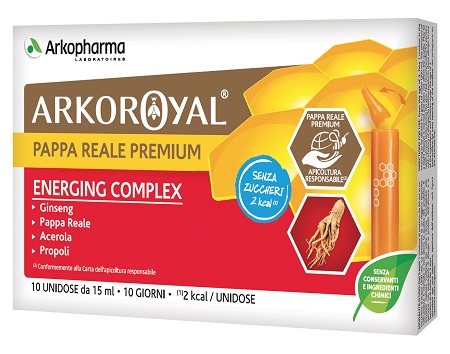 ARKOROYAL ENERGING COMPLEX SENZA ZUCCHERO 10 FLACONCINI DA 15 ML - Farmacia Murachelli Di Putelli dr. Giovanni