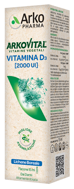 ARKOVITAL VITAMIN D3 15 ML - Farmacia Murachelli Di Putelli dr. Giovanni