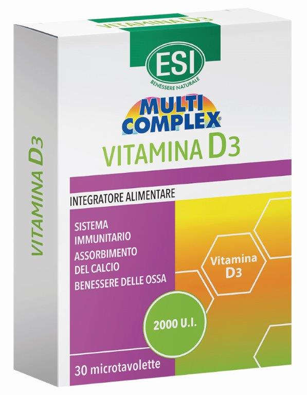 ESI MULTICOMPLEX VITAMINA D3 30 TAVOLETTE - Farmacia Murachelli Di Putelli dr. Giovanni