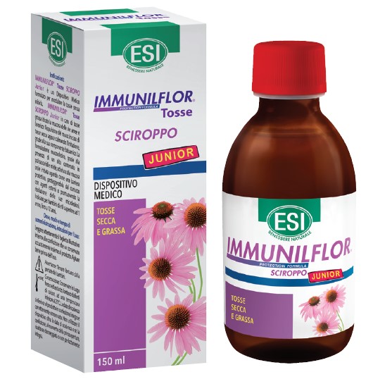 ESI IMMUNILFLOR SCIROPPO TOSSE JUNIOR 150 ML - Farmacia Murachelli Di Putelli dr. Giovanni