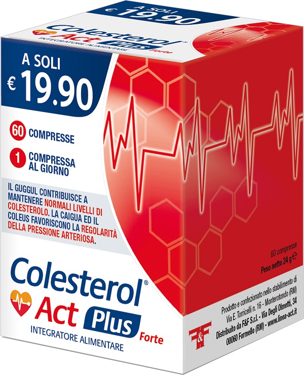 COLESTEROL ACT PLUS FORTE 60 COMPRESSE - Farmacia Murachelli Di Putelli dr. Giovanni