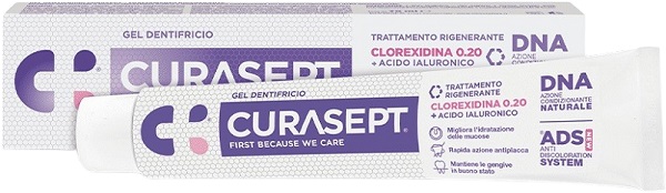 CURASEPT GEL DENTIFRICIO ADS DNA TRATTAMENTO RIGENERANTE 75 ML - Farmacia Murachelli Di Putelli dr. Giovanni