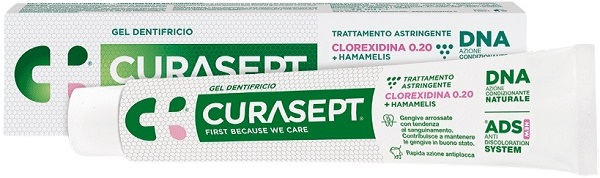 CURASEPT GEL DENTIFRICIO ADS DNA TRATTAMENTO ASTRINGENTE 75 ML - Farmacia Murachelli Di Putelli dr. Giovanni
