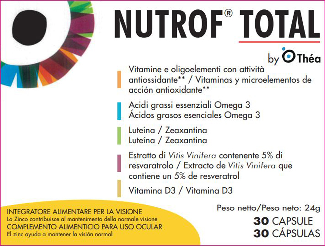 NUTROF TOTAL 30 CAPSULE - Farmacia Murachelli Di Putelli dr. Giovanni