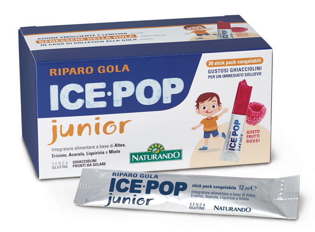 RIPARO GOLA ICE POP JUNIOR 20 STICK PACK - Farmacia Murachelli Di Putelli dr. Giovanni