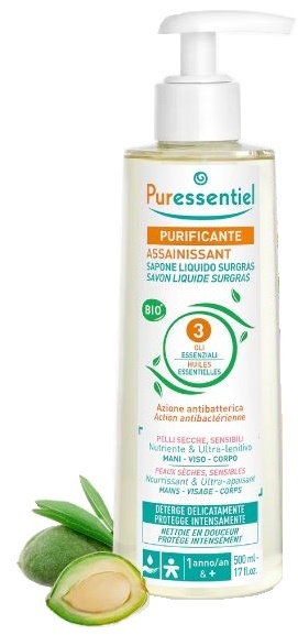 PURESSENTIEL SAPONE SURGRAS BIO 500 ML - Farmacia Murachelli Di Putelli dr. Giovanni