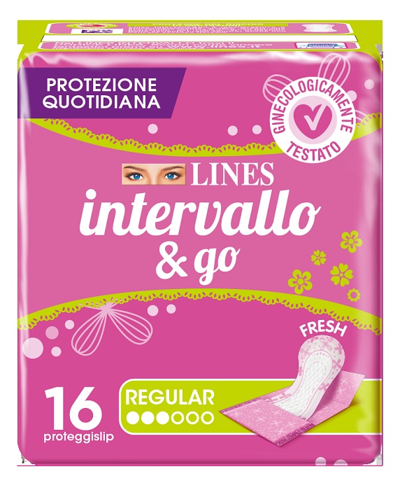 PROTEGGISLIP LINES INTERVALLO FRESH&GO RIPIEGATI 16 PEZZI - Farmacia Murachelli Di Putelli dr. Giovanni