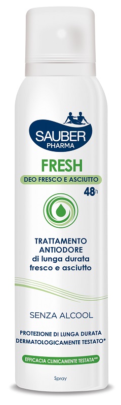 SAUBER FRESH DEODORANTE SPRAY 150 ML - Farmacia Murachelli Di Putelli dr. Giovanni