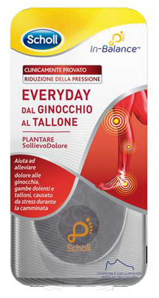 PLANTARE SOLLIEVO DOLORE DA GINOCCHIO A TALLONE SCHOLL IN BALANCE EVERYDAY L - Farmacia Murachelli Di Putelli dr. Giovanni