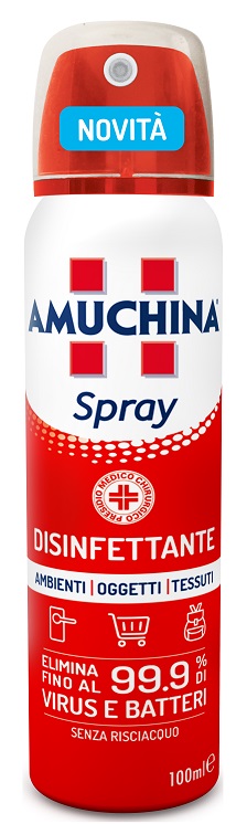 AMUCHINA SPRAY AMBIENTI OGGETTI TESSUTI 100 ML - Farmacia Murachelli Di Putelli dr. Giovanni