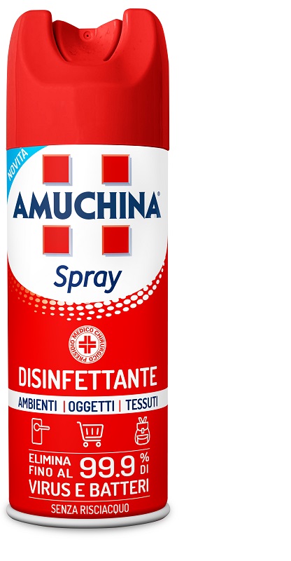 AMUCHINA SPRAY AMBIENTI OGGETTI TESSUTI 400 ML - Farmacia Murachelli Di Putelli dr. Giovanni
