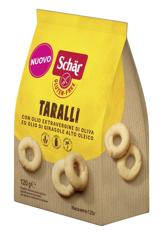 SCHAR TARALLI SENZA LATTOSIO 120 G - Farmacia Murachelli Di Putelli dr. Giovanni