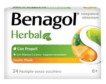 BENAGOL HERBAL MIELE 24 PASTIGLIE - Farmacia Murachelli Di Putelli dr. Giovanni