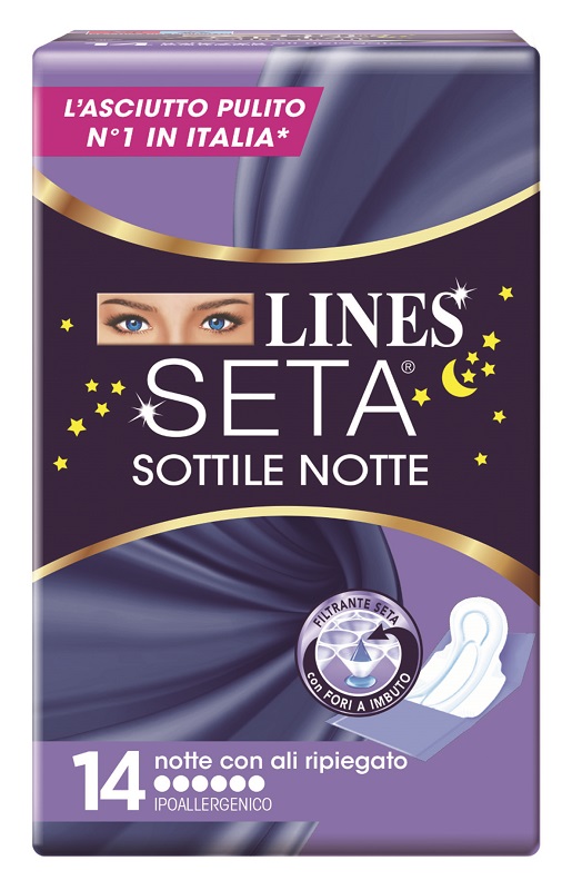 LINES SETA SOTTILE NOTTE CON ALI 14 PEZZI - Farmacia Murachelli Di Putelli dr. Giovanni