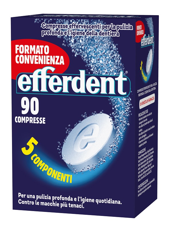 EFFERDENT 90 COMPRESSE EFFERVESCENTI - Farmacia Murachelli Di Putelli dr. Giovanni