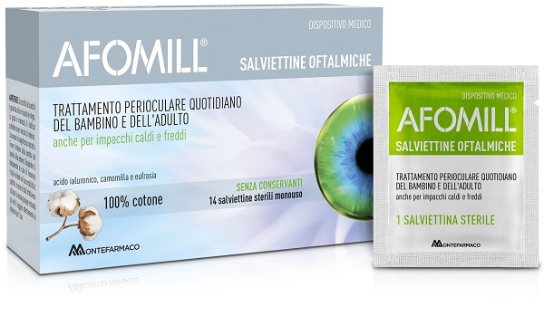 AFOMILL SALVIETTINE OFTALMICHE 14 PEZZI - Farmacia Murachelli Di Putelli dr. Giovanni