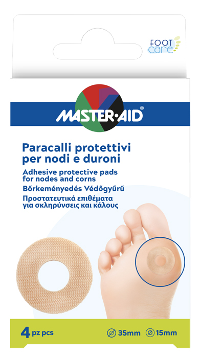 PARACALLI MASTER-AID FOOTCARE NODI E DURONI 4 PEZZI B8 - Farmacia Murachelli Di Putelli dr. Giovanni