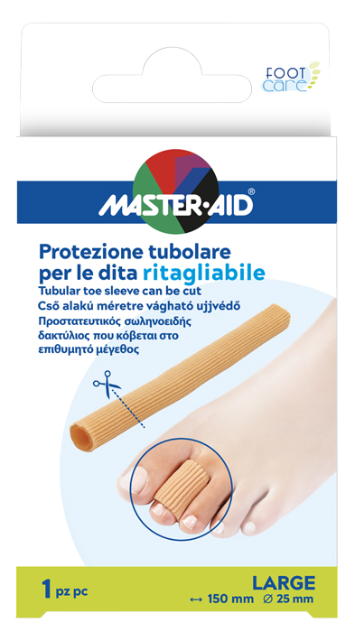 PROTEZIONE TUBOLARE MASTER-AID FOOTCARE RITAGLIABILE 15 CM 25 MM LARGE C8 - Farmacia Murachelli Di Putelli dr. Giovanni